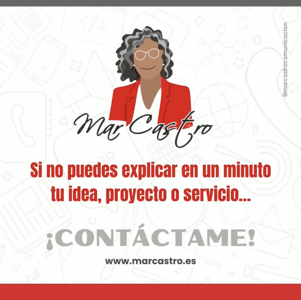 marcastrops's tweet photo. Te ayudo a crear tu #ElevatorPitch 📷
Conquista a tu audiencia con una presentación profesional memorable 🗣️
👥cara a cara
💻a través de una pantalla
Contacta 😃 https://t.co/rFsq1tj4D4
#Discurso #Comunicación #Oratoria #ElevatorSpeech https://t.co/Tv3prdWnCN