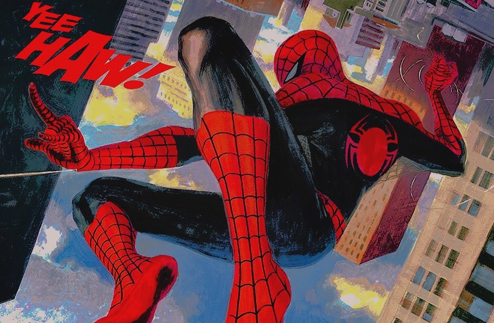 ⠀ ⠀ 
     𝗙𝗮𝘁𝗲 gave me some 𝘁𝗲𝗿𝗿𝗶𝗳𝗶𝗰 𝘀𝘂𝗽𝗲𝗿 𝗽𝗼𝘄𝗲𝗿𝘀, and I realize now that it’s my 𝗱𝘂𝘁𝘆 to 𝘂𝘀𝗲 them. . .  Without 𝗱𝗼𝘂𝗯𝘁. . .  Without 𝗵𝗲𝘀𝗶𝘁𝗮𝘁𝗶𝗼𝗻. . .

     And that means 𝗦𝗽𝗶𝗱𝗲𝗿-𝗠𝗮𝗻 is going into 𝗮𝗰𝘁𝗶𝗼𝗻 again!
⠀ ⠀