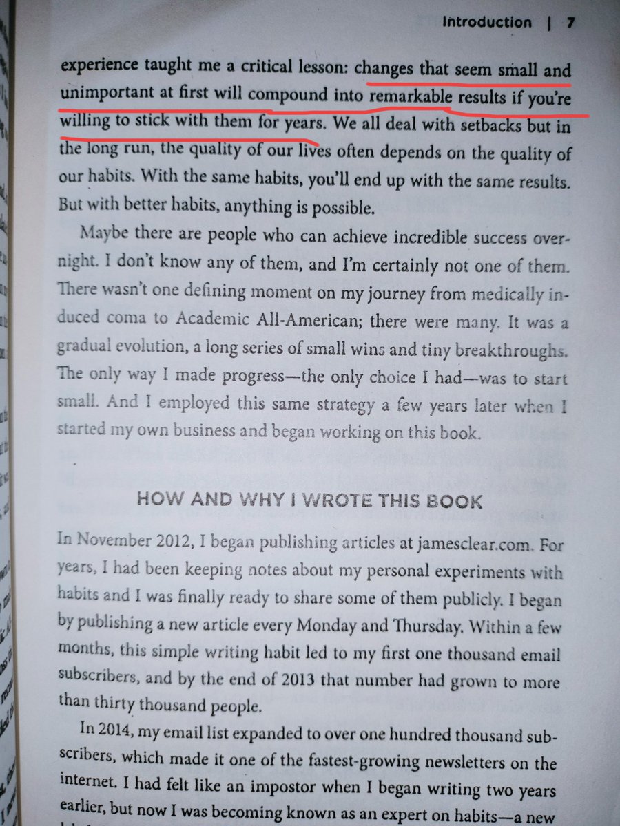 'Indulging in the activity of reading a book is considered to be one of the most effective ways to calm and rejuvenate the mind'

#AtomicHabits #mindfulreading #mentalwellness