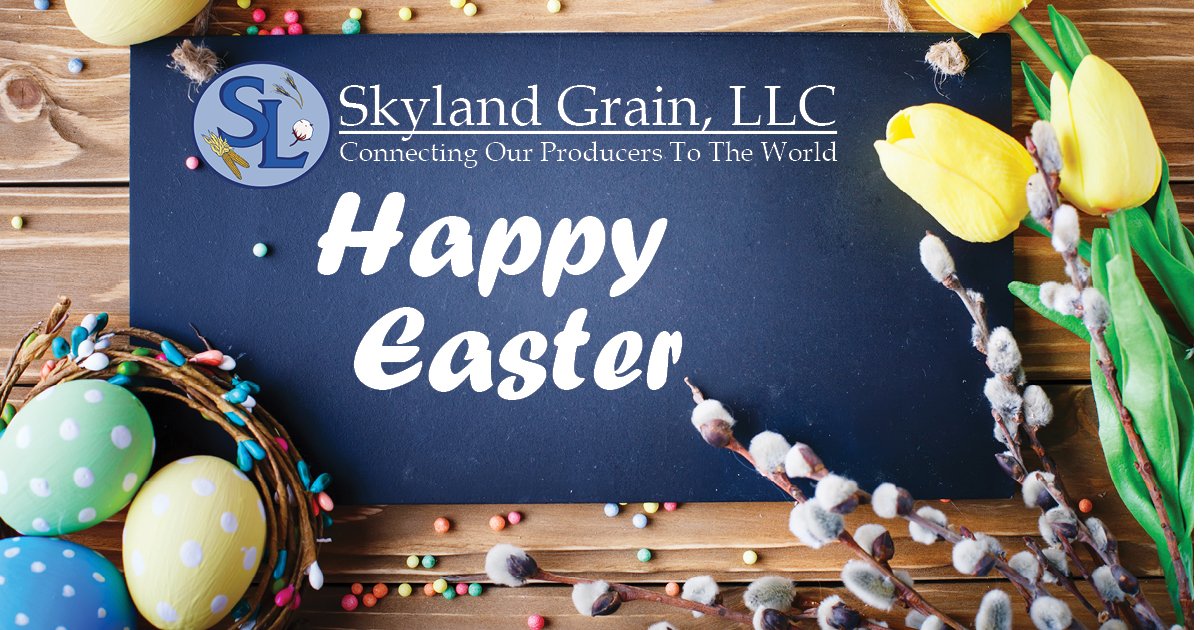 Happy Easter from all of us at Skyland Grain! We hope you have a blessed day!