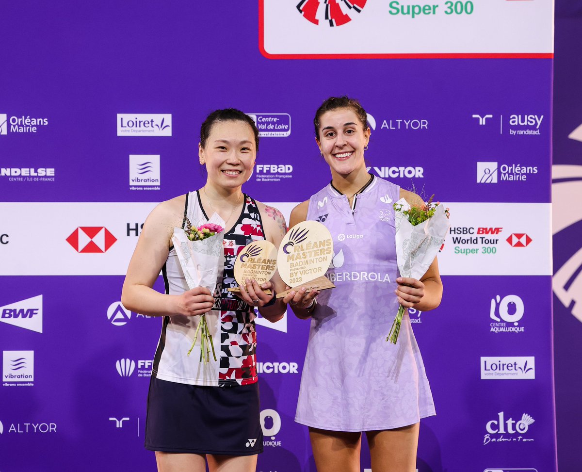 CarolinaMarin's tweet image. 🏆 CHAMPION AT #OrléansMasters2023 🏆

Congrats @Beiwen0712 for an amazing match 🙏
Thanks for supporting me the whole week 🫶

Enhorabuena a Zhang por su increíble partido 🔥
Y gracias a vosotros por el apoyo esta semana ❤️

📸 @badmintonphoto

#PuedoPorquePiensoQuePuedo