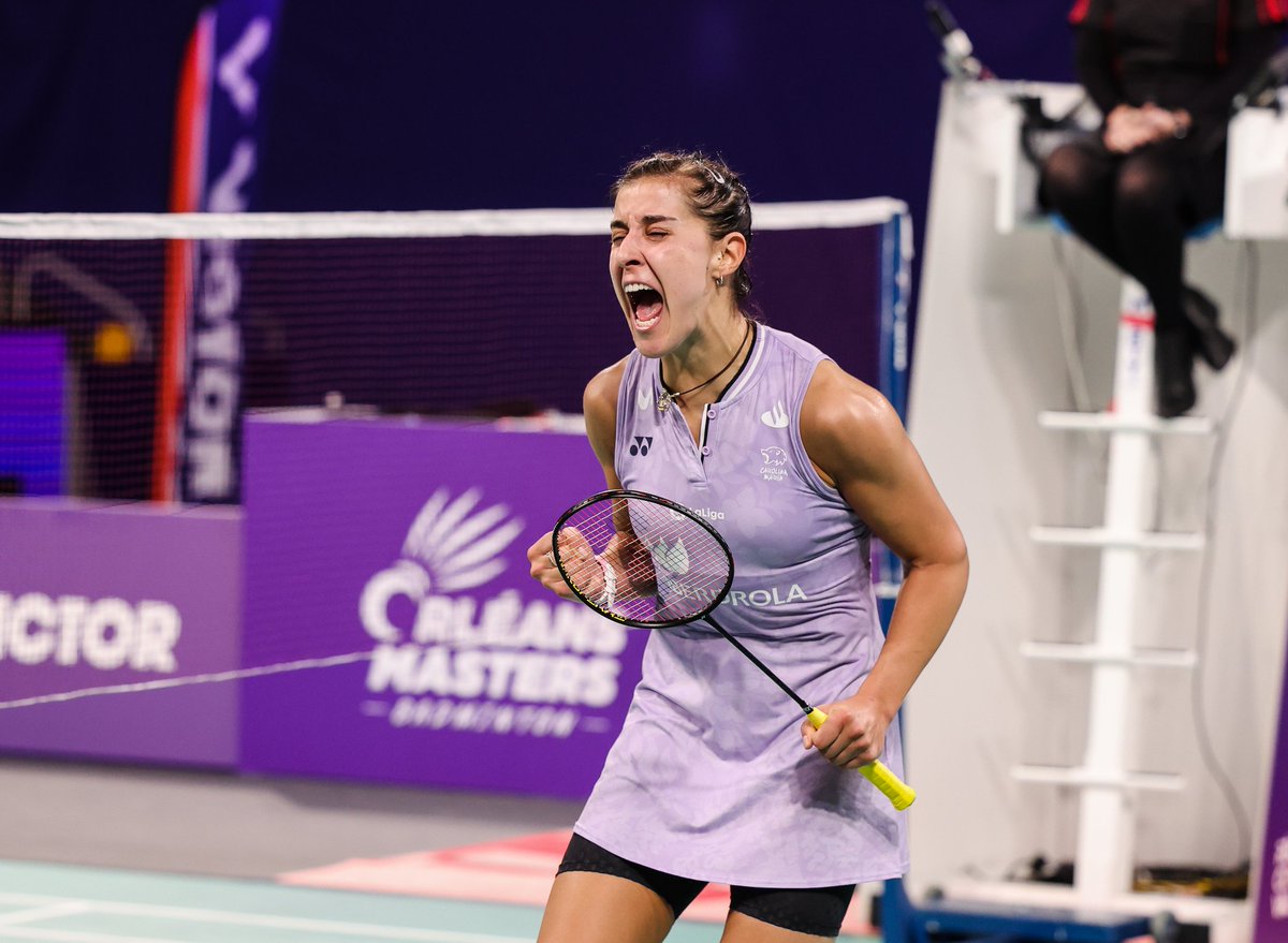 CarolinaMarin's tweet image. 🏆 CHAMPION AT #OrléansMasters2023 🏆

Congrats @Beiwen0712 for an amazing match 🙏
Thanks for supporting me the whole week 🫶

Enhorabuena a Zhang por su increíble partido 🔥
Y gracias a vosotros por el apoyo esta semana ❤️

📸 @badmintonphoto

#PuedoPorquePiensoQuePuedo