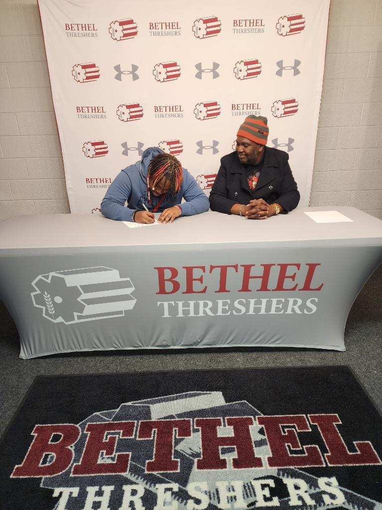 Cj Woodson (@cjwoodson5) on Twitter photo Excited to continue my academic and football career at Bethel College. Thank you @CoachDHud_BC for the opportunity and thank you <a href="/MarcusMendoza/">Marcus Mendoza</a> for pushing me and making me the young man I am today.
<a href="/Coach_RChes11/">Coach Robby Chesnick</a> @CoachReddJr <a href="/Threshers_FB/">Bethel College FB</a> <a href="/waller_football/">Waller Football</a>
#BrickByBrick Excited to continue my academic and football career at Bethel College. Thank you @CoachDHud_BC for the opportunity and thank you <a href="/MarcusMendoza/">Marcus Mendoza</a> for pushing me and making me the young man I am today.
<a href="/Coach_RChes11/">Coach Robby Chesnick</a> @CoachReddJr <a href="/Threshers_FB/">Bethel College FB</a> <a href="/waller_football/">Waller Football</a>
#BrickByBrick