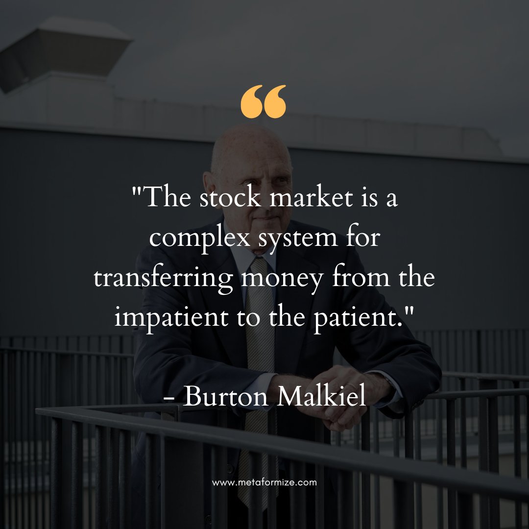 Metaformize's tweet image. 🧐💻📈 &quot;Burton Malkiel on Understanding the Complex System of the Stock Market for Profitable Investing&quot;
 #crudeoil #daytrader #tradingtips #forexeducation #daytrader #forexlife #forexpriceaction #goldtrading