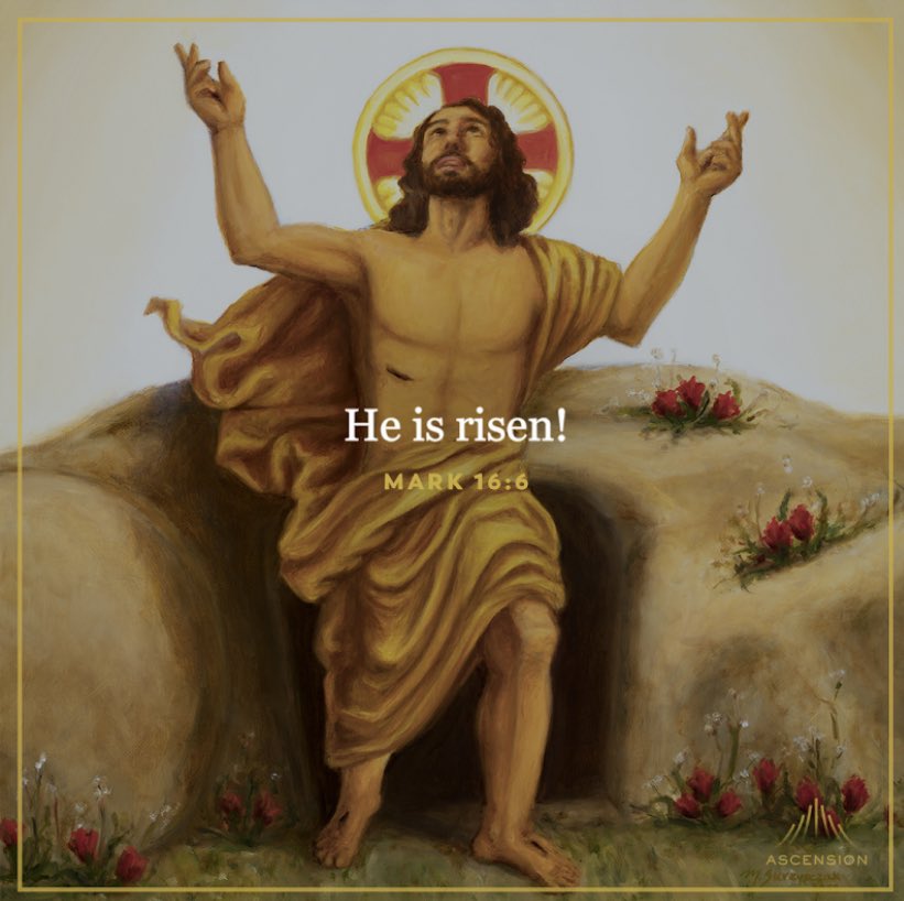 Our saviour has risen.