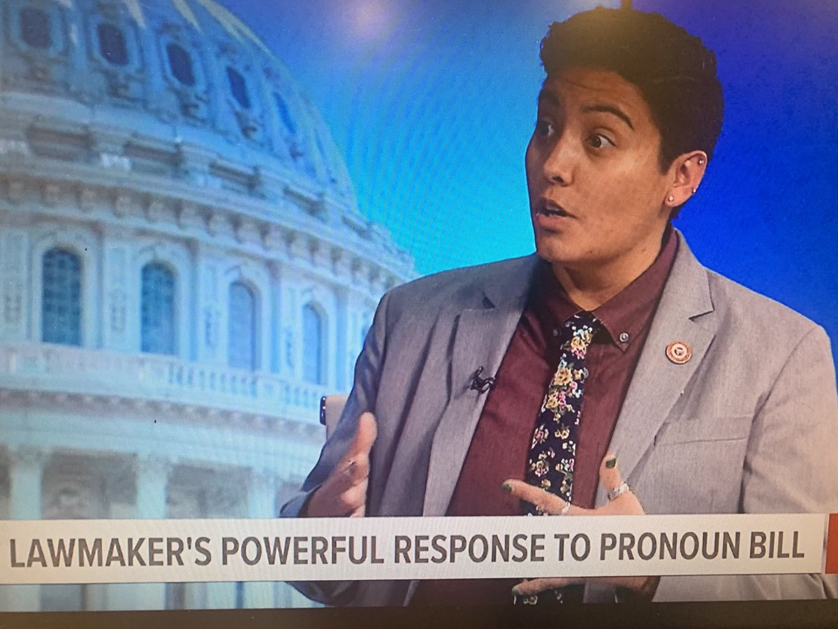 CapitolWatchdo2's tweet photo. Many thanks to ⁦@brahmresnik⁩ &amp; ⁦@LorenaAustin4Az⁩ for enlightening conversation on #SundaySquareOff about effects of #GOP “pronoun bill,” #SB1001 on kids, who, after all, in 2023, should feel safe &amp; supported wherever they are in our state. https://t.co/T23HiUHNLK