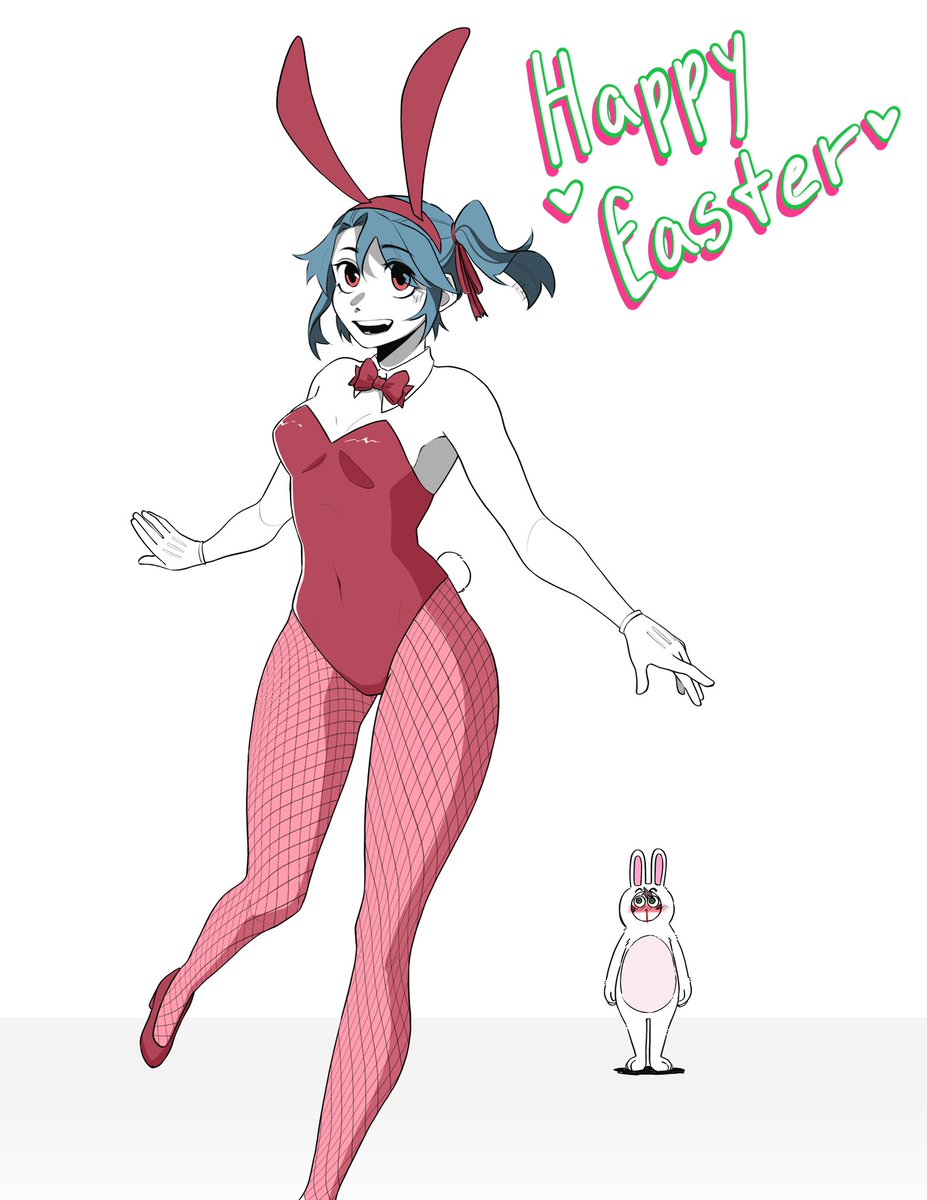 weirdo_turnip's tweet photo. Happy Easter to those who celebrate it!! Here’s a little Easter illustration of Mal and Jasper :) 

#art #crowsfeatherswebtoon #digitalart https://t.co/Agq2nJlZ0o