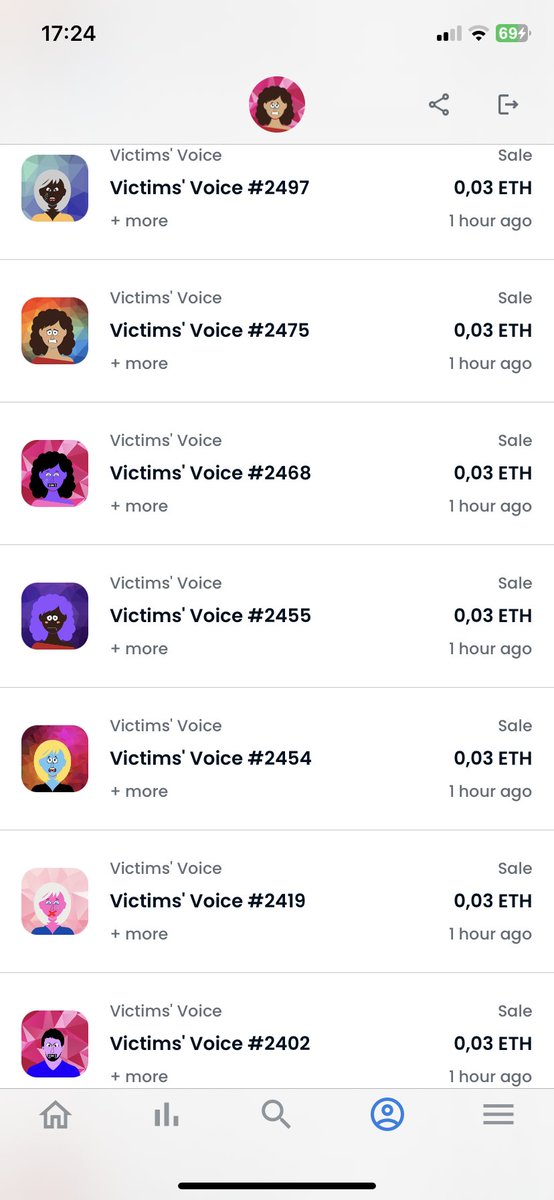 VictimsVoiceNFT's tweet photo. SOLD!!! 
We are proud to announce that the first NFT's of the collection are sold! https://t.co/wnkQ1JRNxm
