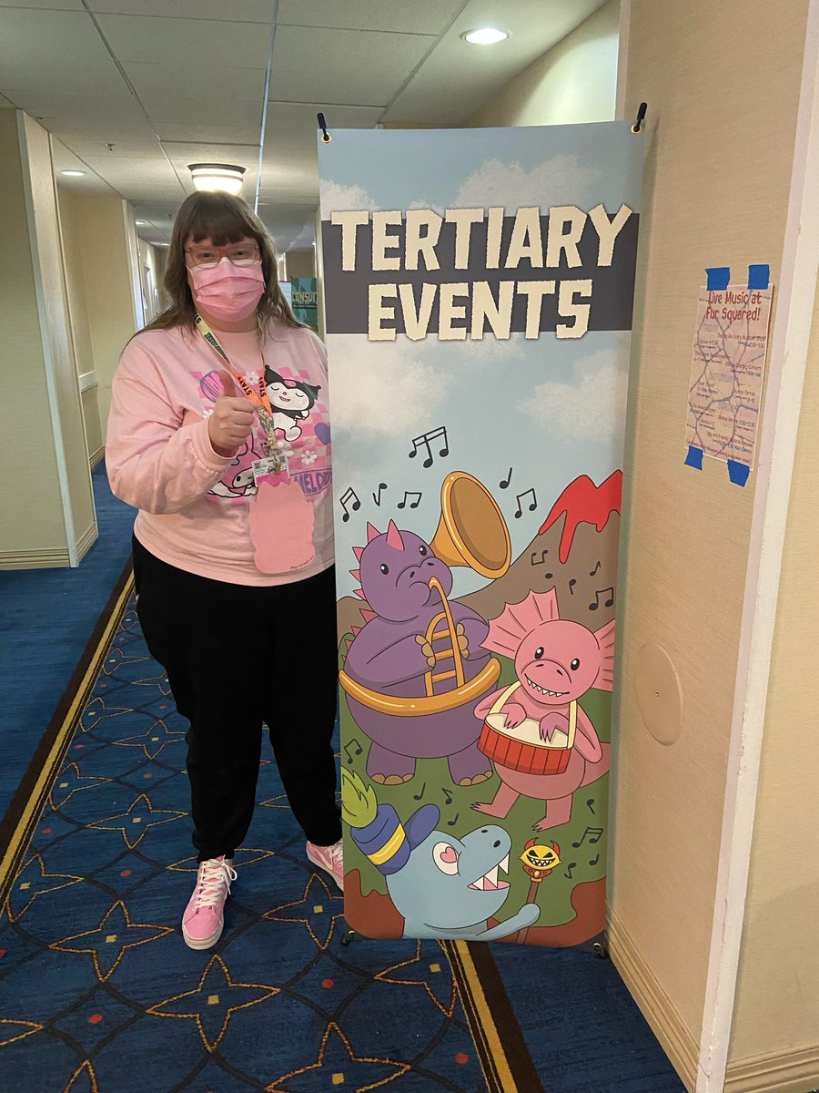 magiccatcraft's tweet photo. So freaking cool to see my art I made for Fursquared live and printed! Also had a blast so fun seeing everyone again and meeting new friends! @FurSquared #furry #fursquared #FurSquared2023 #furryartist https://t.co/wmVUTZK5BY