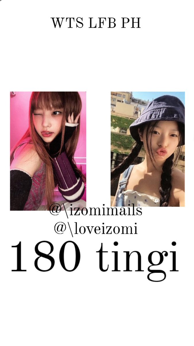 izomimails's tweet photo. ic newjeans wts lfb ph

HAERIN WINK / HANNI BUCKET HAT

- TINGI 180 EA
- ONHAND
- CLEAN
- MINT CONDITION

might lapag tomo or this friday if madaming inch!
10-04-23 12:32am https://t.co/7XhLFbR7Np