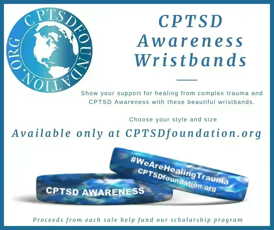 cptsdfoundation's tweet photo. Lend your voice in support of survivors of childhood trauma and create awareness about CPTSD by purchasing the #WeAreHealingTraumaWristbands

*ALL proceeds go to support survivors via a Scholarship Fund, which makes healing resources free to those in need. https://t.co/Ts8Bs6TK14 https://t.co/FQNfKJQGdq