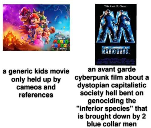 psy_lsh's tweet photo. I kinda want to watch the 1993 Mario movie https://t.co/gT0vgFl9Pp