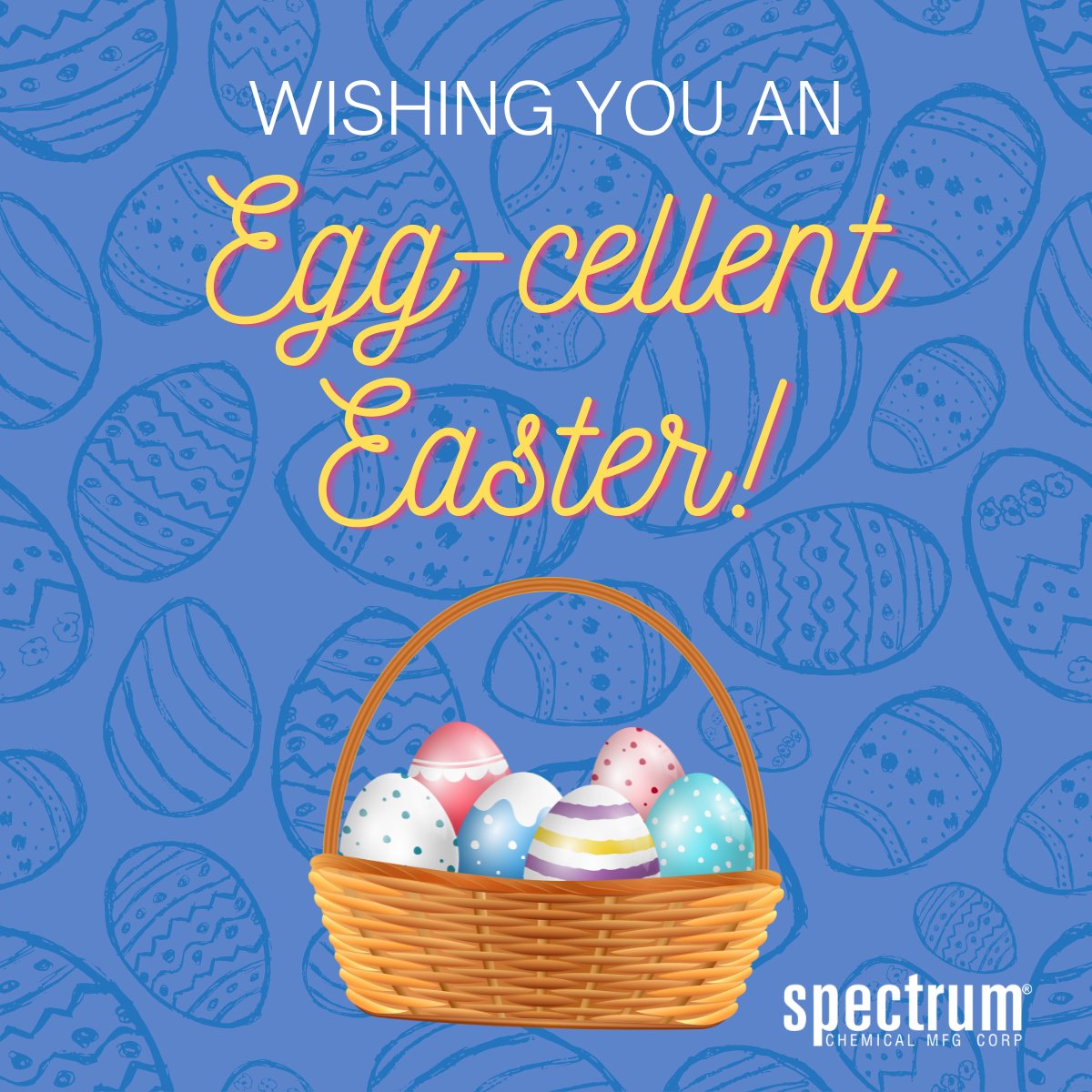 SpecChem's tweet photo. Hope you're enjoying an egg-cellent Easter day filled with family and friends! #easter #happyeaster https://t.co/63sjFgQSli