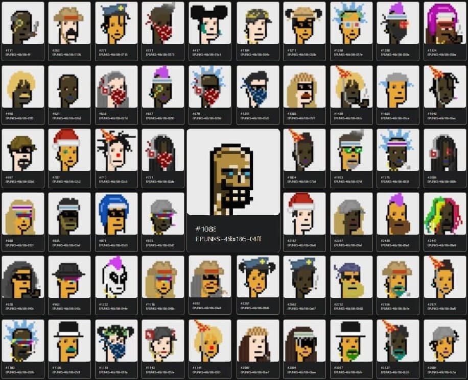 ElrondPunks's tweet image. Do check out #EPUNKS @ElrondPunks , first collection to mint on @multiversX and @JewelSwapX 🔥⚒️. Thank you! 🙏