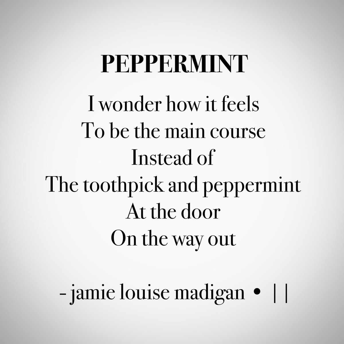 Peppermint. Lipstick Stains and Coffee Cups, Page 51. 💋☕️

#yyc #calgary #alberta #yycnow 
#poetry #poetrybook #author #authorlife 
 #healing #spilledink  #poet #writer #writing #creativewriting #poetrycommunity #localauthor #supportlocal #literarylife #writerscommunity #abuse