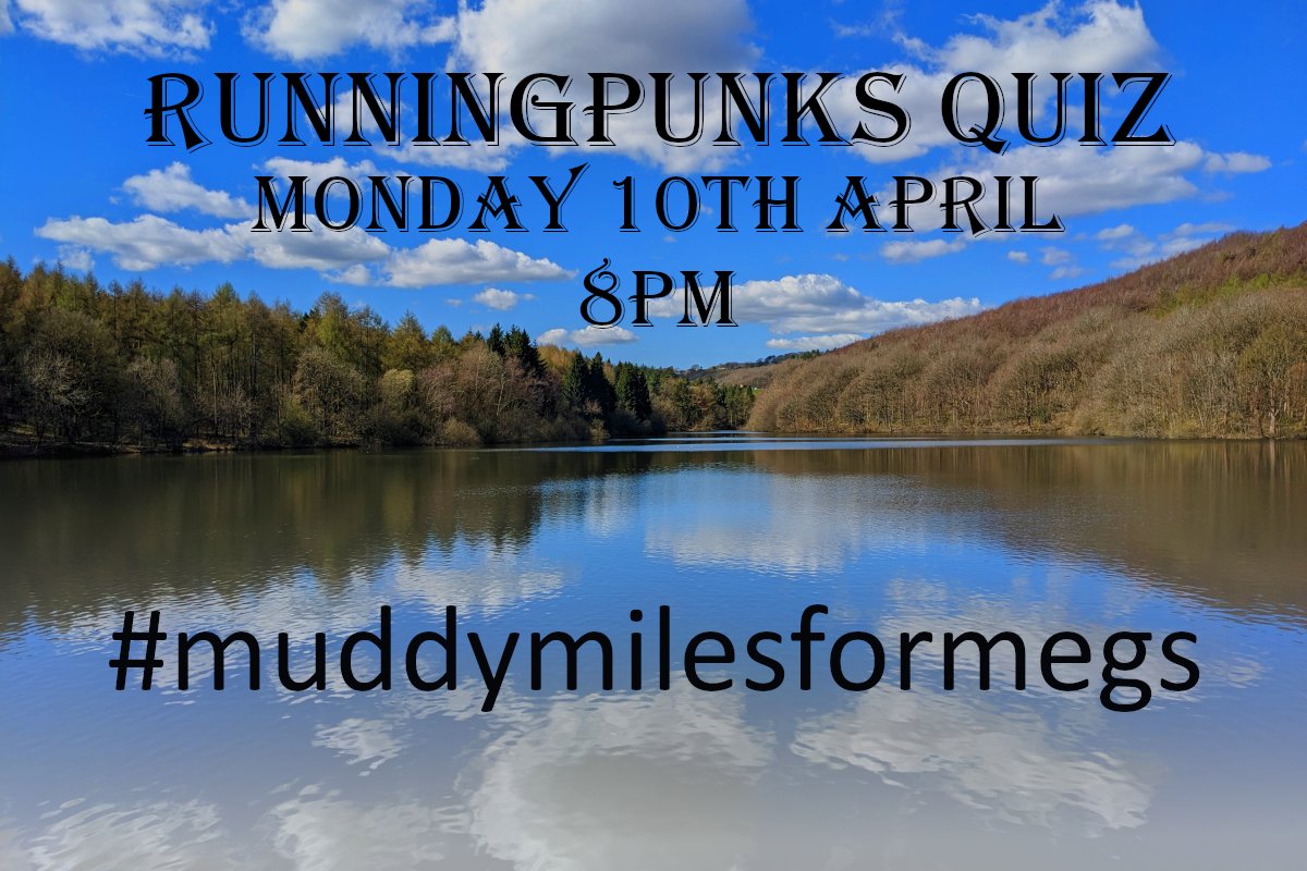 Hey <a href="/runningpunks/">Running Punks</a> Quiz tomorrow! Important bit below👇
In 2 weeks RunningPunk Andy Barnes, together with family and friends, will hike the Saddleworth 3 peaks in memory of his daughter Megan. Please take time to click on the link and contribute if you can.
justgiving.com/fundraising/mu…