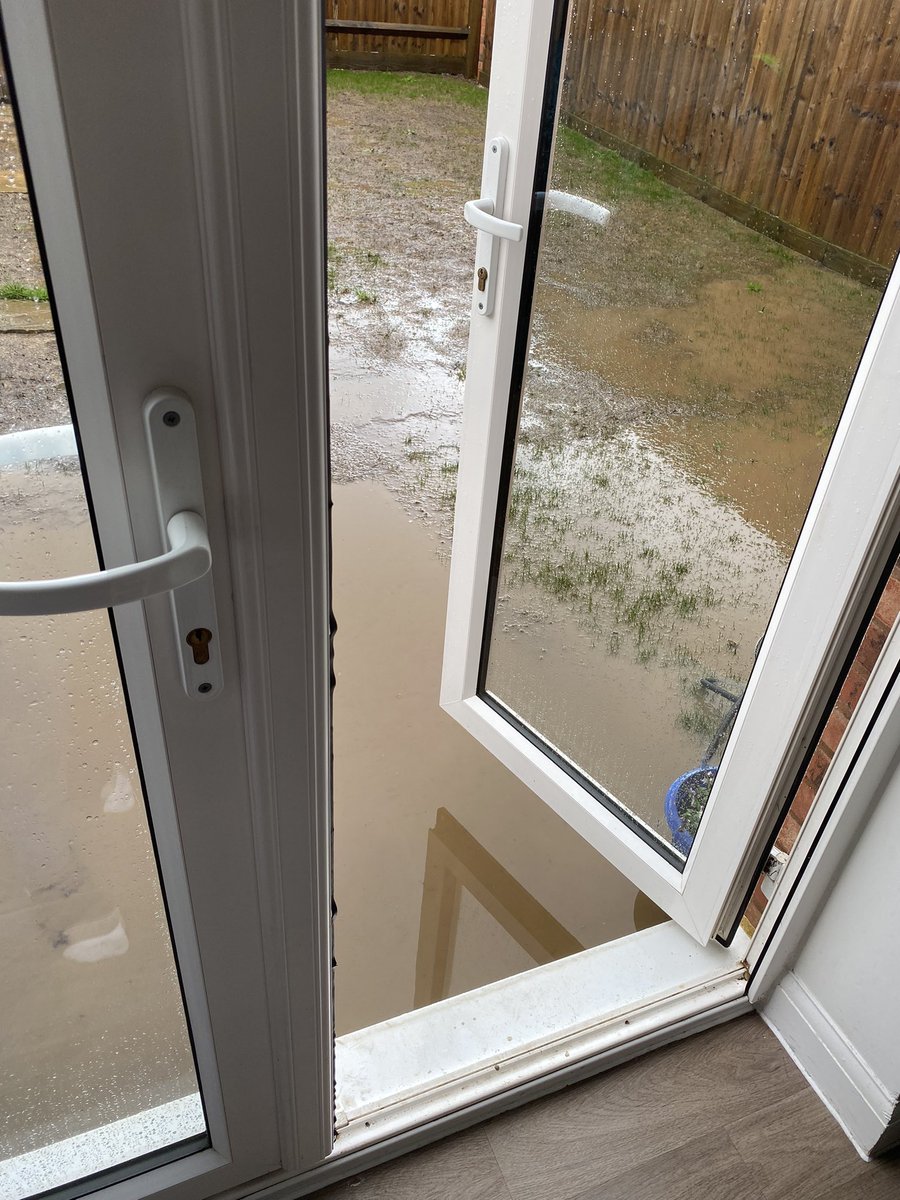 StentKate's tweet photo. Anyone else having problems with #tilia struggling to get them to rectify terrible waterlogged area outside back door. https://t.co/bqLhSmhRWJ