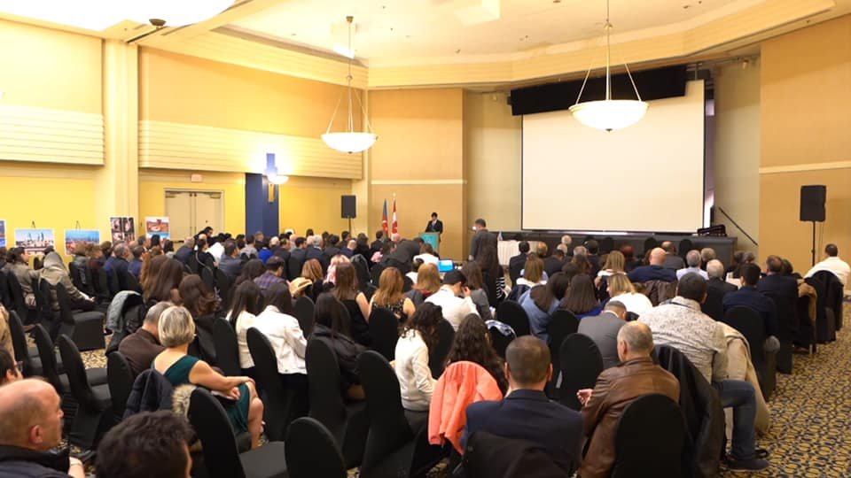 LalinCanada's tweet photo. @Rob_Oliphant @Fmuradov Dear Rob Oliphant. Thank you very much for your support. Want to share with you picture of the support of 250 + Azerbaijanis during the meeting with Azerbaijan’s Chairman of State Committee on Diaspora Affairs in Toronto. https://t.co/b0YGsMM3gJ