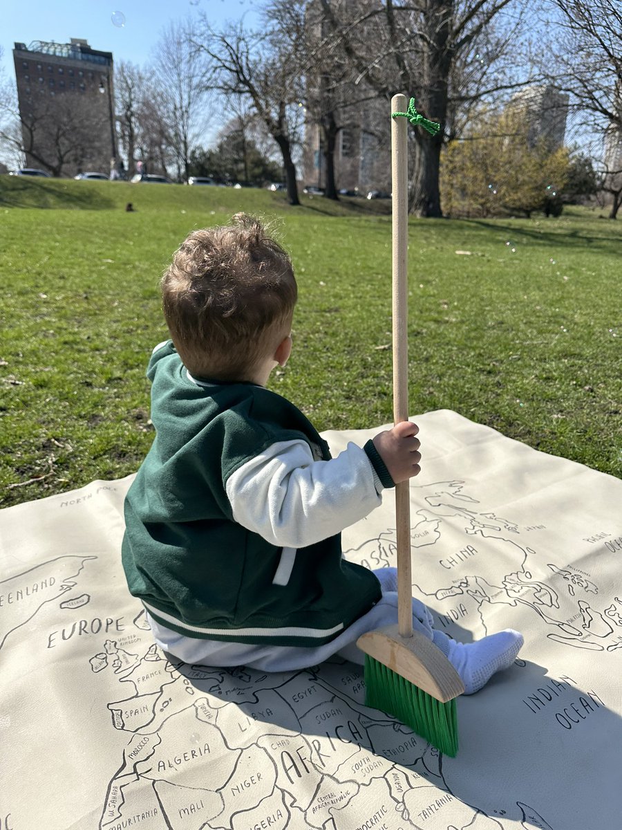 josiebellini's tweet photo. My whole heart is this kiddo. His whole heart is his broom 😅. Happy Easter fam 💕 https://t.co/ZrJHvBTJAs