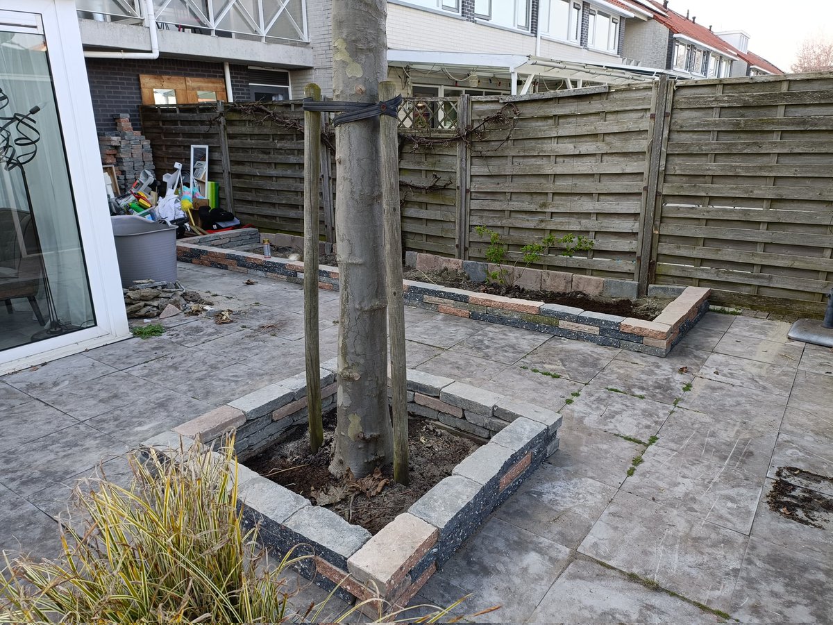 PeterDellebeke's tweet photo. Twee dagen buffelen, een miljoenmiljard tegels breken en metselen, tussendoor voetballen en koers kijken, het lichaam is er nu wel klaar mee... #oudeman https://t.co/JKE9wVhCqp