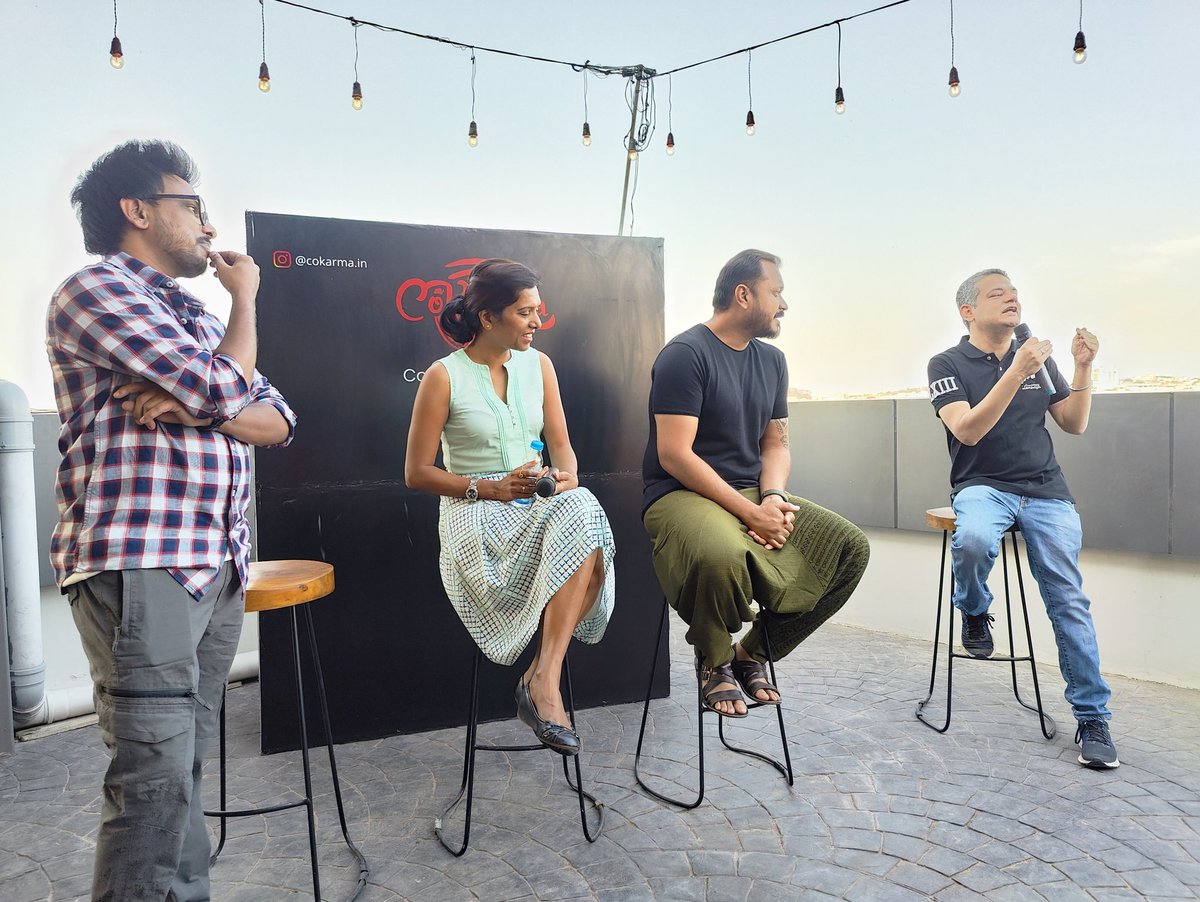 Thanks <a href="/TarunMor/">Tarun Mor</a>/<a href="/CoKarma_In/">CoKarma</a>, for providing the wonderful venue and tea. You are a reliable partner.

If I missed tagging anyone, sorry. Please add yourself by replying.

The action items from today's meeting are coming soon. RT to spread the word. Follow for future meet updates.