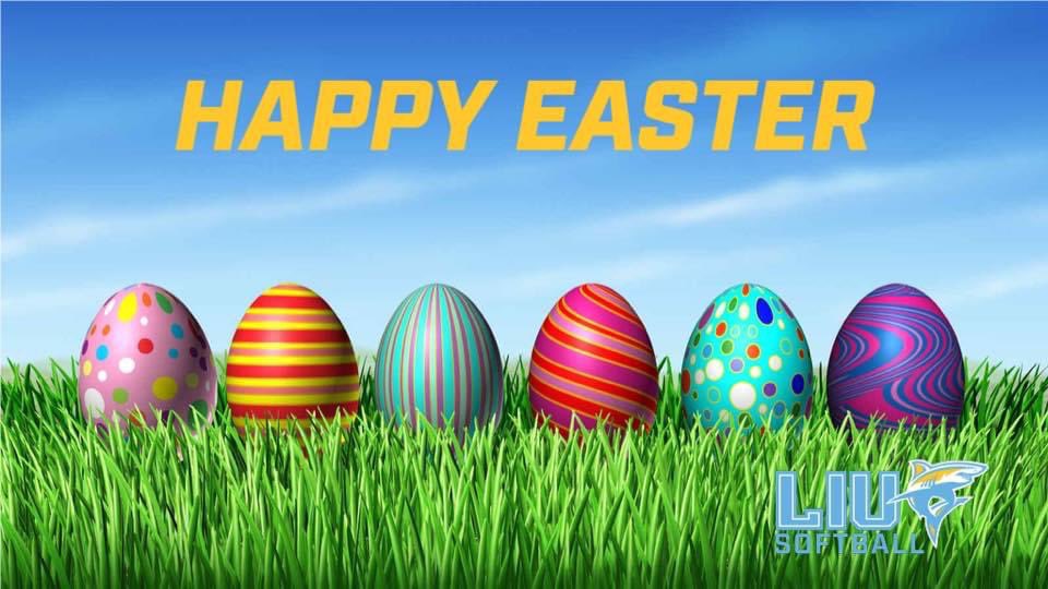 LIUSoftball's tweet photo. Wishing all of our Peeps a Happy Easter! #liusb https://t.co/6VSkb8vz7j