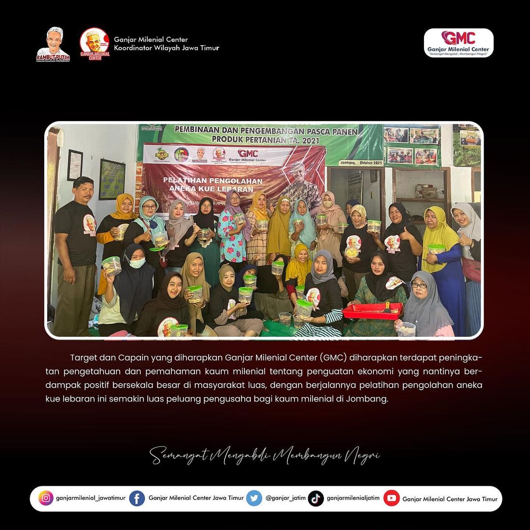 ganjar_jatim's tweet photo. #GanjarPranowo #ganjarmilenialcenterjatim #ganjarmilenialcenter #gmcjatim #Soimah #Kurus #Masadam https://t.co/byuMFueLm2