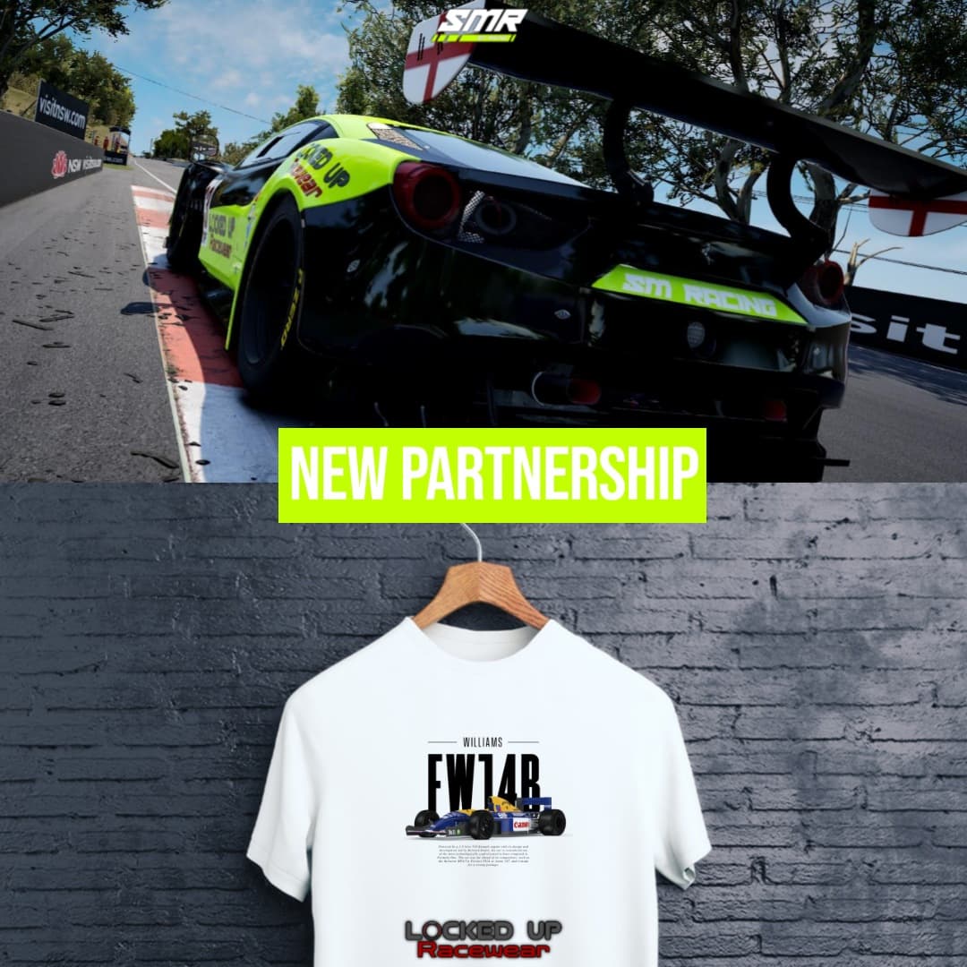 Ladies and gentlemen, we have our first partner ! 📢 We have made our first ever partnership with @lockupracewear 🔥

We are looking forward to work with you ! 👀

#SMRacing #ForzaSMR #LockedUpRacewear