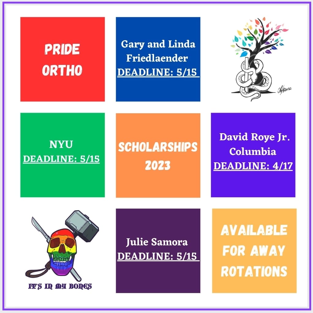 pride_ortho's tweet photo. The David Roye Jr. Scholarship
Deadline April 17, 2023! 
APPLY TODAY!

https://t.co/0VuU63FGsy https://t.co/yMSzunvN6G