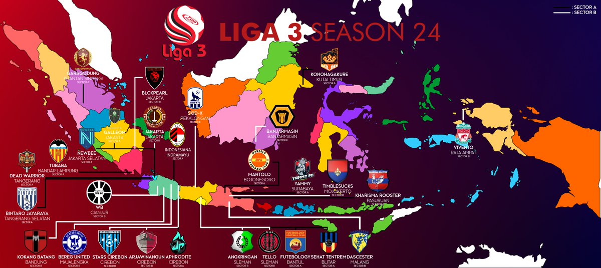 Liga 3 Season 24 dimulai🔥

28 tim akan bersaing demi memperebutkan kejayaan di Liga 3⚔️

Logo tim bisa diakses di:
drive.google.com/drive/u/6/fold…

#LIGA3TEI