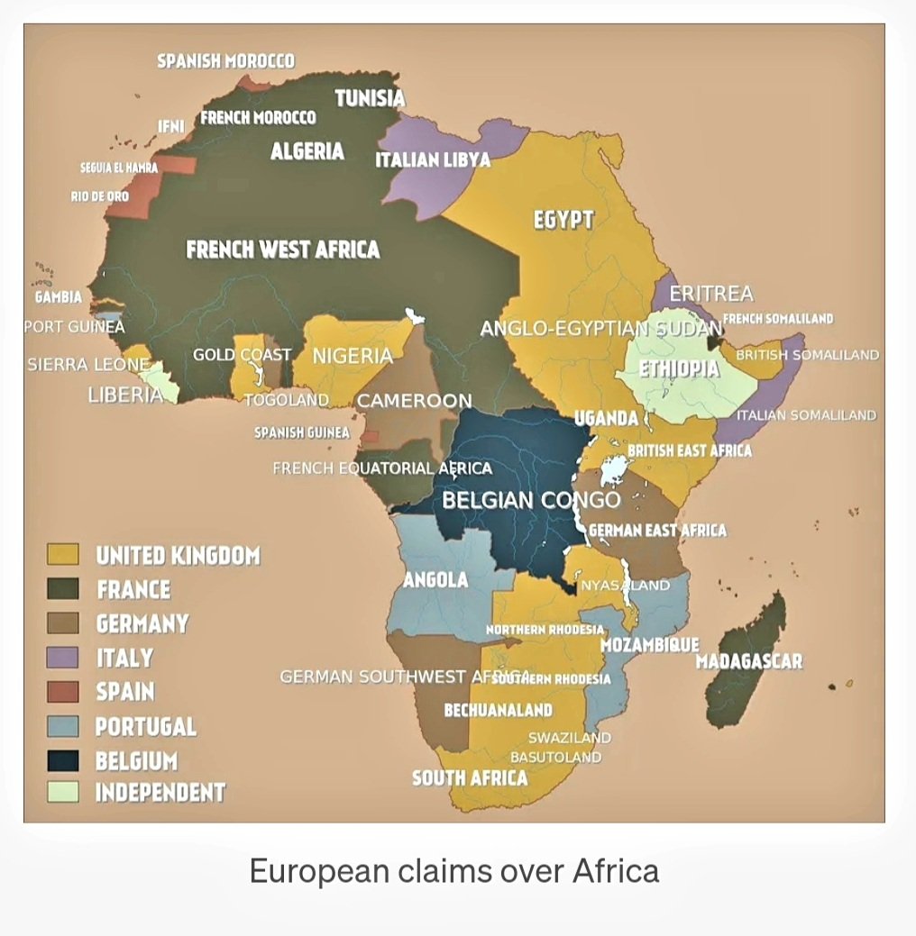 BibliophileVic's tweet image. An #educationalMap @ThinkYoruba_1st  via blog post Àsírí Òrò- &quot;African nations &amp;amp; civilisation were disrupted 138 yrs. ago at an event in Berlin Conf..&quot;