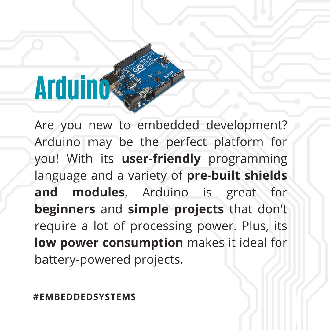 geeekering's tweet image. Embedded development can be challenging, but choosing the right platform can make a world of difference! Here are some tips to help you decide between Arduino, ESP32, and Raspberry Pi. 💻🛠️ #embeddeddevelopment #Arduino #ESP32 #RaspberryPi #IoT #electronics #microcontrollers