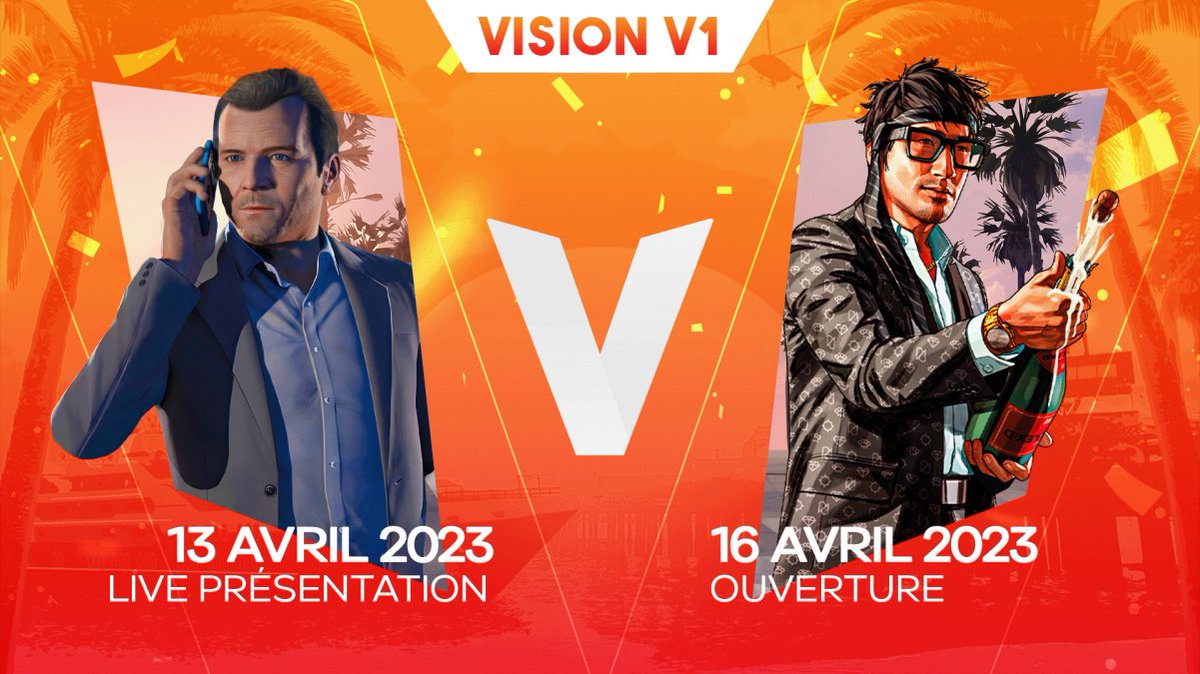 _VisionRP's tweet image. C'est enfin l'heure de vous dévoiler la V1 de Vision !