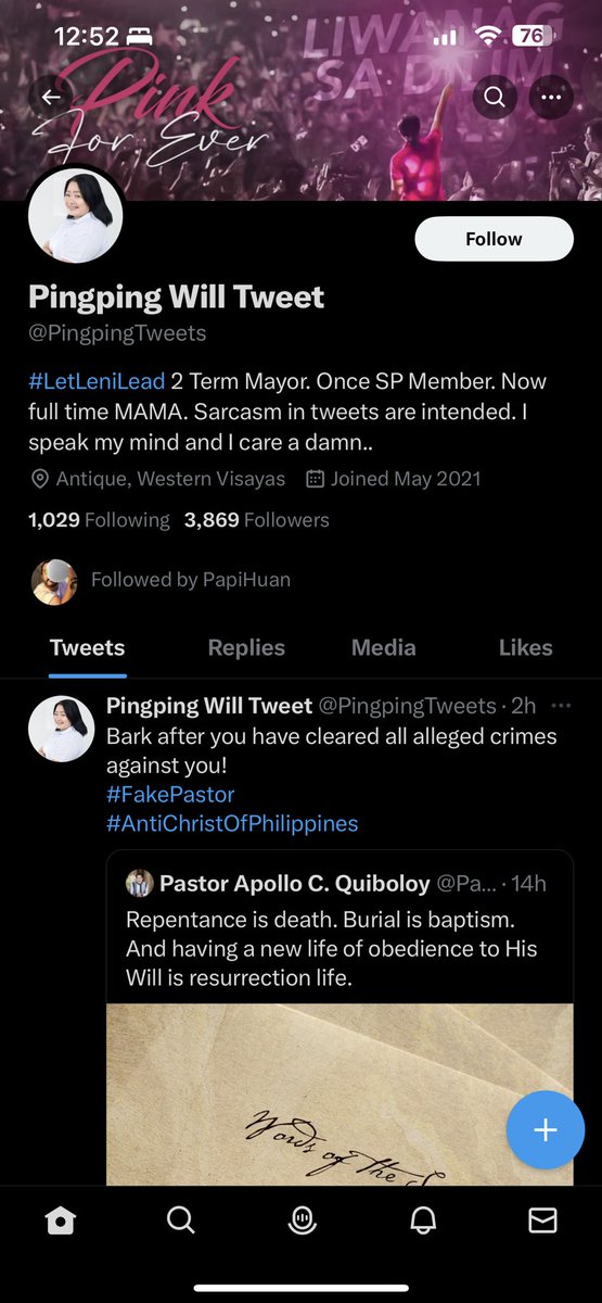 Nabuhay bigla account ni madam! 🤭😅😂 ilibing ulit natin ung account niya. Game? Ehehehe 🤭😅
