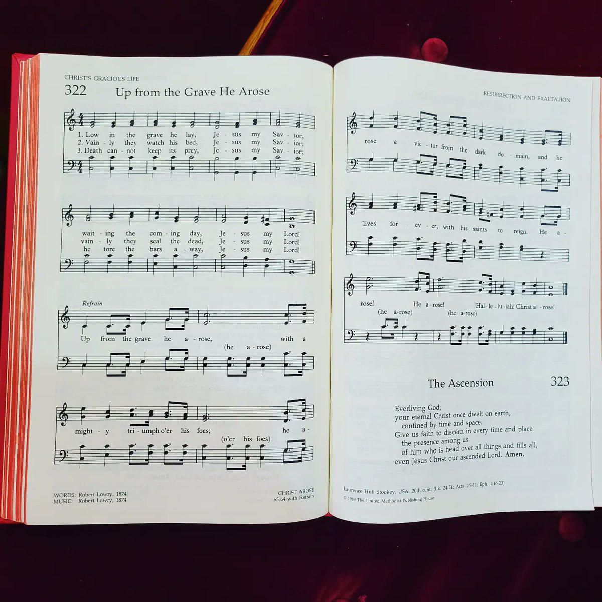 Y'all, I'd forgotten how high the notes go in this hymn! Years in churches who use contemporary worship songs have shifted my soprano into an alto as contemporary worship songs are pitched lower. But having to hit these notes today? Whew! #EasterSunday