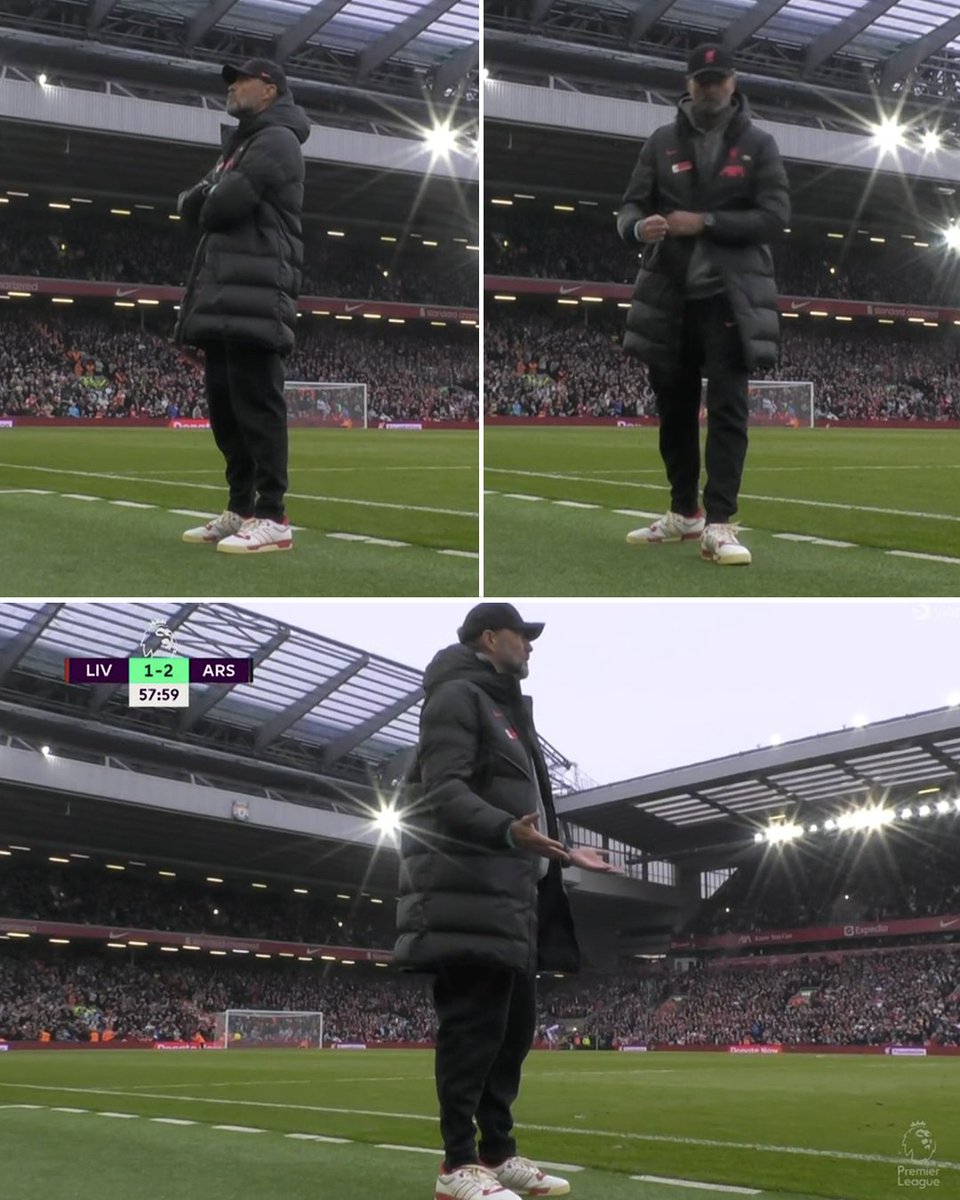 Jürgen Klopp didn't watch Salah's penalty. He turned around to celebrate it and realized Salah had missed it 😅