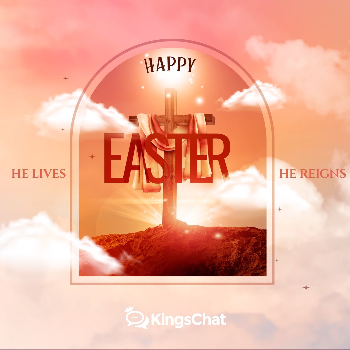 KingsChat_'s tweet photo. Happy Easter Everyone! ☀️❤️

#kingschat #easter #eastersunday #happyeaster #jesus https://t.co/wM4BHTIiU7