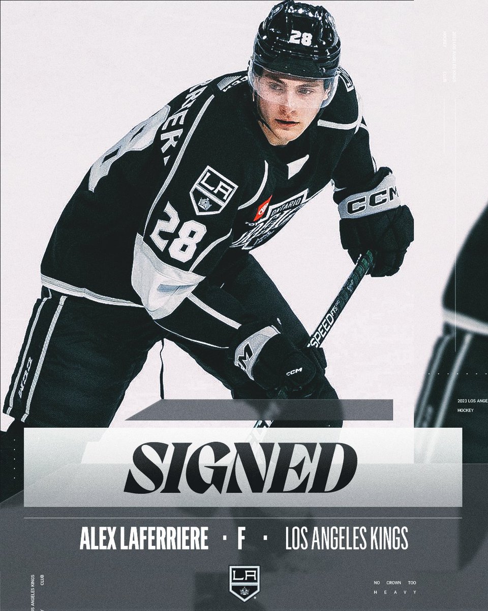 We’ve signed forward Alex Laferriere to a three-year entry-level contract through the 2024-25 season.

Read More 📲 bit.ly/3GwvF7f 

#GoKingsGo