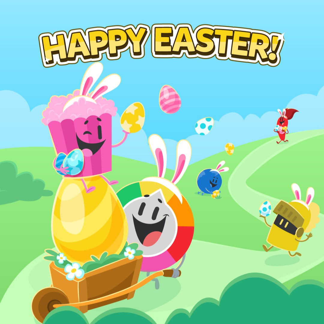 TriviaCrack's tweet image. Hop, hop, hooray! It’s Easter time and #TriviaCrack is here to add some egg-cellent fun to your day! 🐰🥚🎊 #HappyEaster!