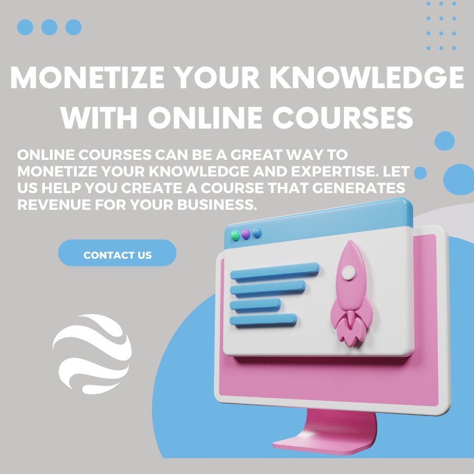 GlobalCoreM's tweet image. Ready to turn your knowledge and expertise into a revenue stream? Our online course creation services can help you create a course that generates sales. Book a free consultation today. #WebDesign #GoogleAnalytics #MobileMarketing #EventMarketing #BrandStrategy