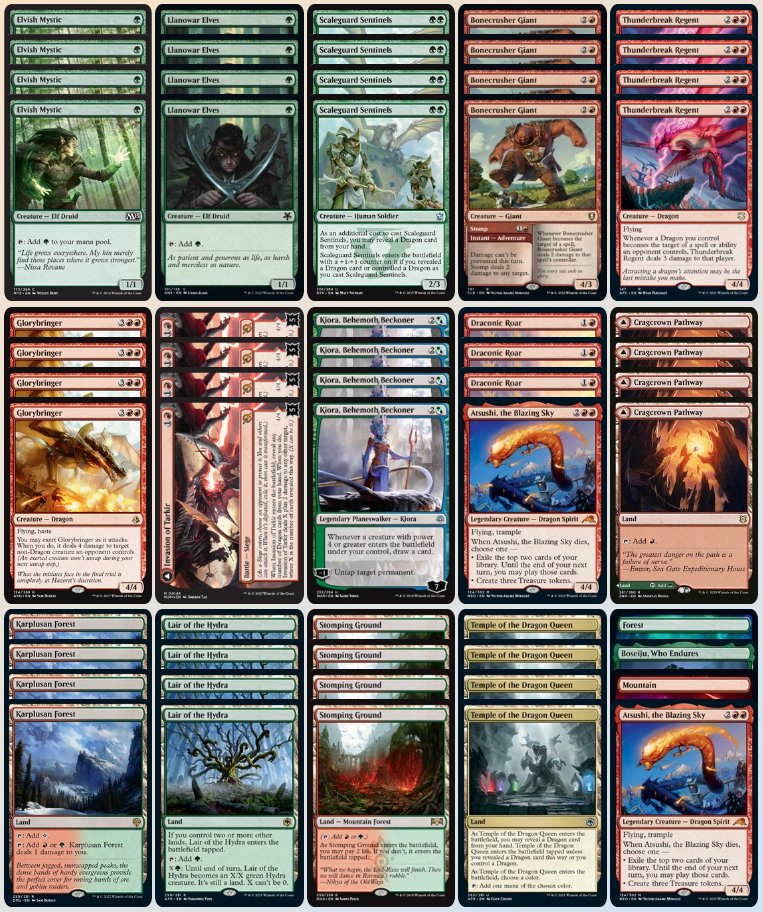 Will Erker on Twitter "Gruul Dragons Invasion of Tarkir might be too