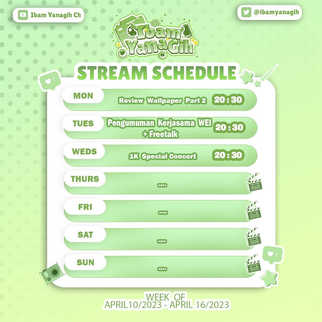 ZodiacStars_ID's tweet photo. 【WEEKLY SCHEDULE】 
 10/04/2023 - 16/04/2023

@HakariAi
@KaniaGinerva
@ibamyanagih 

#Vtuber #Vtubers #VtuberID #ANNOUNCEMENT #SCHEDULE #VtuberSupport #ZodiacStarsID https://t.co/3kwjGuTUTD