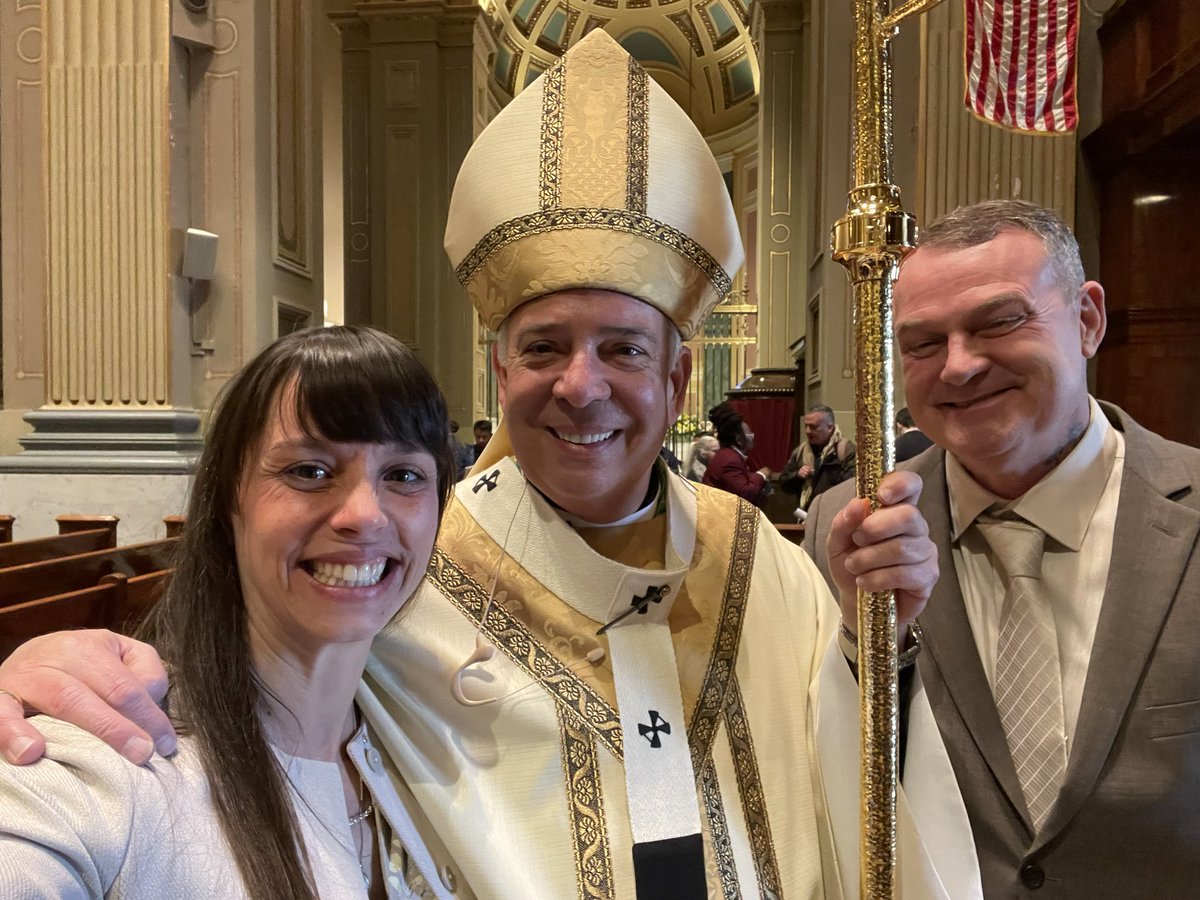 bctesche's tweet photo. Dr BROOKE on the move…Happy Easter!Christ is risen making the impossible POSSIBLE! Our God is amazing &amp; our @ArchPhilly Shepherd @ArchbishopPerez shares his light and love with each of us. #MissionaryDisciple #BlessedandGrateful @AOPS_Schools @CatholicPhilly @AOPathletics https://t.co/wBKXeYYI8F