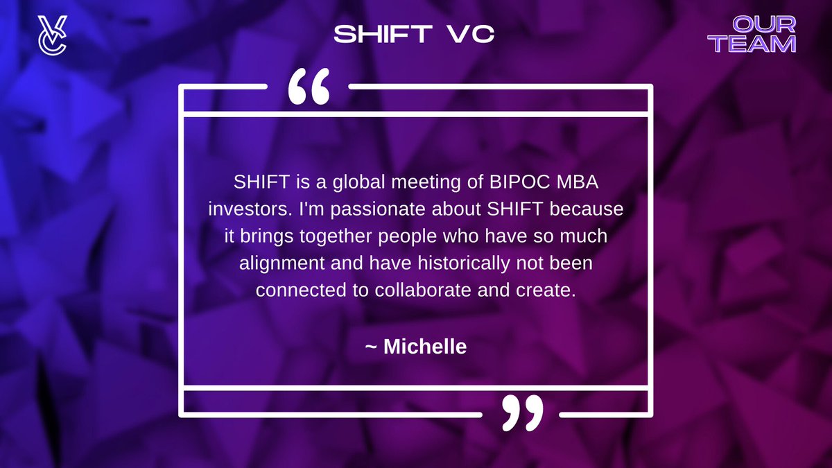 VC Unleashed (@vcunleashed) on Twitter photo We can’t wait to see you at #SHIFTVC this June! Register now➡️shiftvc.rsvpify.com
Today we are highlighting <a href="/michelleisvc/">MichelleisVC.eth</a> (she/her/hers), co-founder and Sponsorship Lead of #SHIFTVC and <a href="/VcUnleashed/">VC Unleashed</a>.
Michelle is an investor at <a href="/TTCP_SF/">Top Tier Capital Partners</a> and has recently moved to #SF 🌁 We can’t wait to see you at #SHIFTVC this June! Register now➡️shiftvc.rsvpify.com
Today we are highlighting <a href="/michelleisvc/">MichelleisVC.eth</a> (she/her/hers), co-founder and Sponsorship Lead of #SHIFTVC and <a href="/VcUnleashed/">VC Unleashed</a>.
Michelle is an investor at <a href="/TTCP_SF/">Top Tier Capital Partners</a> and has recently moved to #SF 🌁