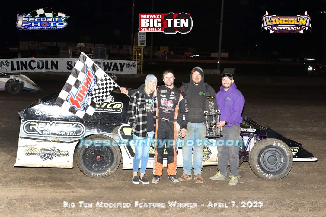 Midwest Big10 Series (@mwbig10series) on Twitter photo Congratulations to Allen Weisser on scoring the 2023 Round 1 <a href="/MWBig10Series/">Midwest Big10 Series</a> <a href="/DIRTcarRacing/">DIRTcar Racing</a> Modified feature win at <a href="/LincolnILSpdwy/">Lincoln Speedway</a> Friday, April 7th.
Slingin Dirt with Security Photo Image (Joe Putnam) Congratulations to Allen Weisser on scoring the 2023 Round 1 <a href="/MWBig10Series/">Midwest Big10 Series</a> <a href="/DIRTcarRacing/">DIRTcar Racing</a> Modified feature win at <a href="/LincolnILSpdwy/">Lincoln Speedway</a> Friday, April 7th.
Slingin Dirt with Security Photo Image (Joe Putnam)