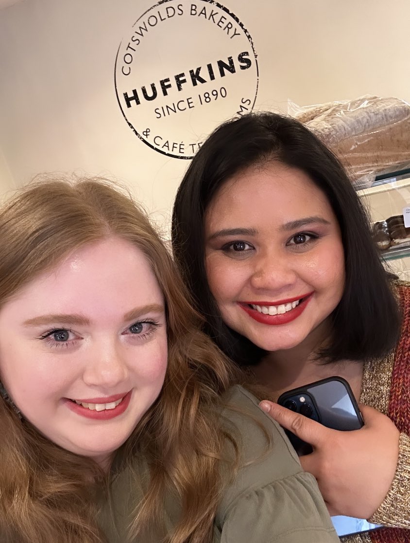 The BEST afternoon with @SyabiraBakes 🍰 at @huffkins 🧡