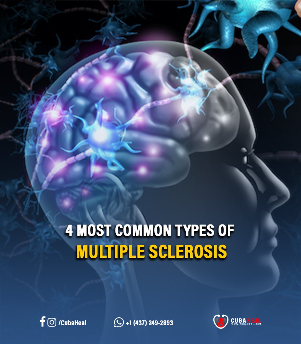 Cuba_Heal's tweet photo. 4 most common types of multiple sclerosis

#MultipleSclerosis #Medical #DidYouKnow #Health https://t.co/CF0CccLWrK