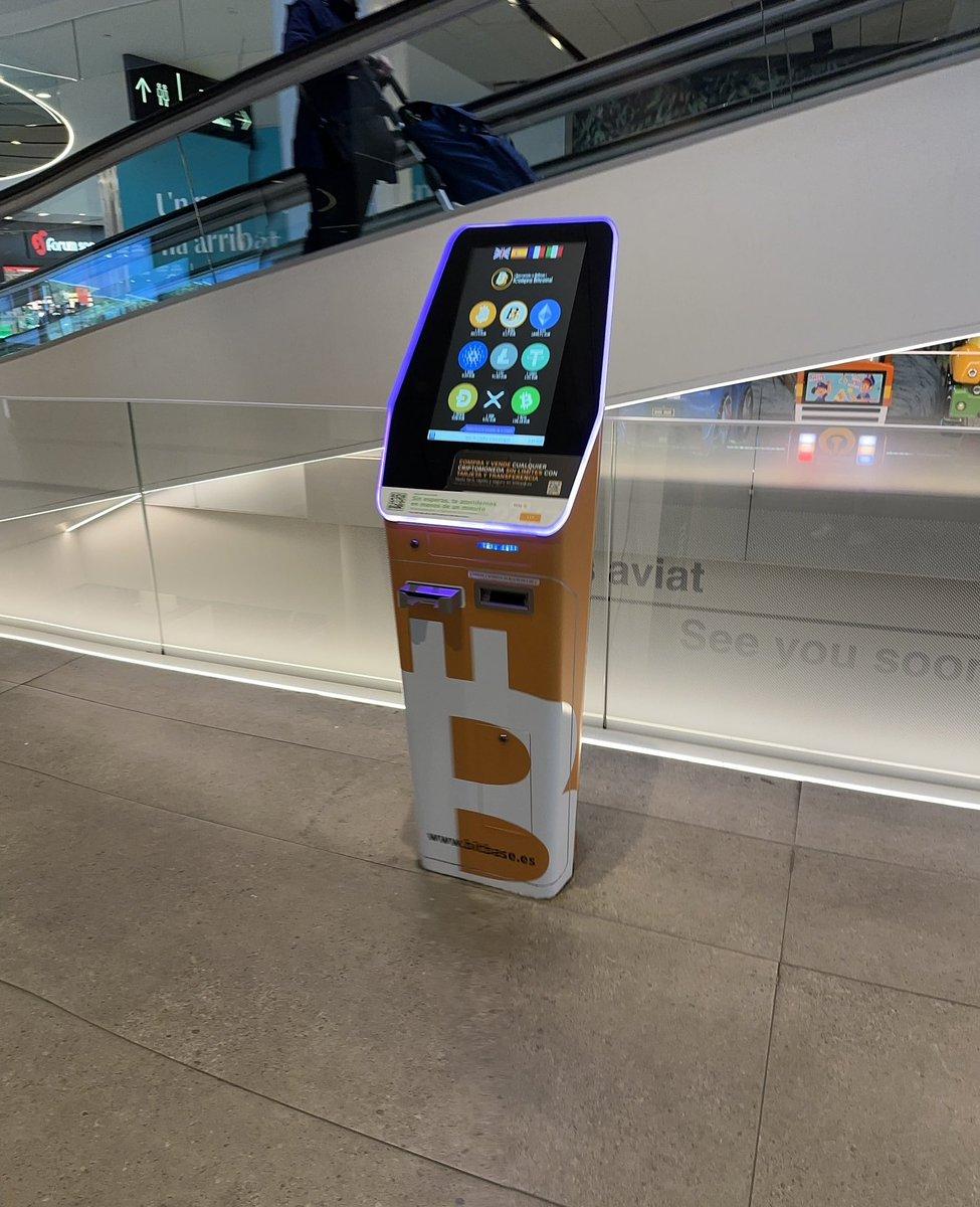FrankBitcoin21's tweet image. Bitcoin ATMs spotted in Barcelona/Spain  - Diagonal Mar Shopping Centre. #Bitcoin #bitbase #btc #Barcelona #spain #españa