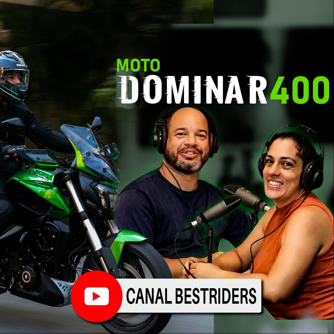 sigavisem's tweet photo. Vamos falar sobre a Bajaj Dominar 400 ? Acesse no Youtube: Canal Bestriders
#RotaB #RotaBajaj #BajajBrasil #Dominar400 #motoviagem #mototurismo #podcast #casalbestriders
#Bestridersbrasil | O maior portal de notícias sobre motociclismo do Brasil! | https://t.co/k4TrkM9buL https://t.co/PF4olWZr2k