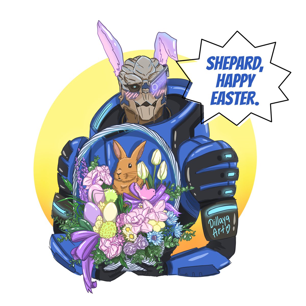 Happy Easter guys!😍
Garrus Vakarian wishes you all an amazing day~~

#masseffect #garrusfanart #masseffectgarrus #happyeaster2023 #masseffectfanart #fanartist #masseffect3art #garrusvakarian #garrusvakarianfanart